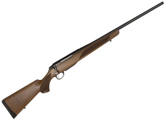 Picture of Tikka T3X Hunter Bolt Action Rifle - 308 Win, 22.4", Blued, Matte Oiled Walnut Stock, Hunting Contour Barrel, 3rds, No Sights