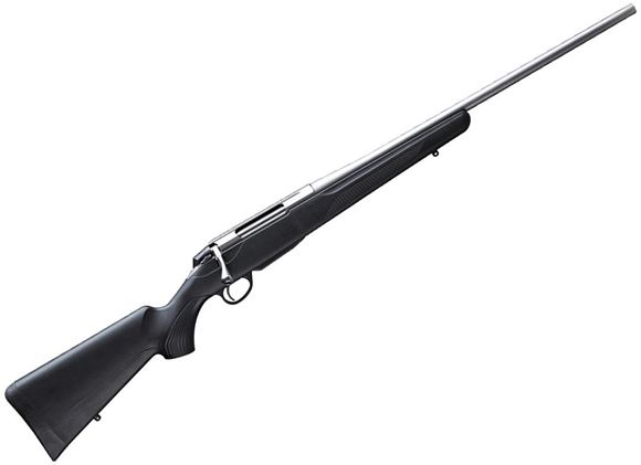Picture of Tikka T3X Lite Bolt Action Rifle - 6.5x55, 22.4", 1-8 Twist, Stainless Steel Finish, Black Modular Synthetic Stock, Standard Trigger, 3rds, No Sights