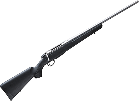Picture of Tikka T3X Lite Stainless Bolt Action Rifle - 6.5 Creedmoor, 22.4", Stainless Steel Finish, Black Modular Synthetic Stock, Standard Trigger, 3rds, No Sights