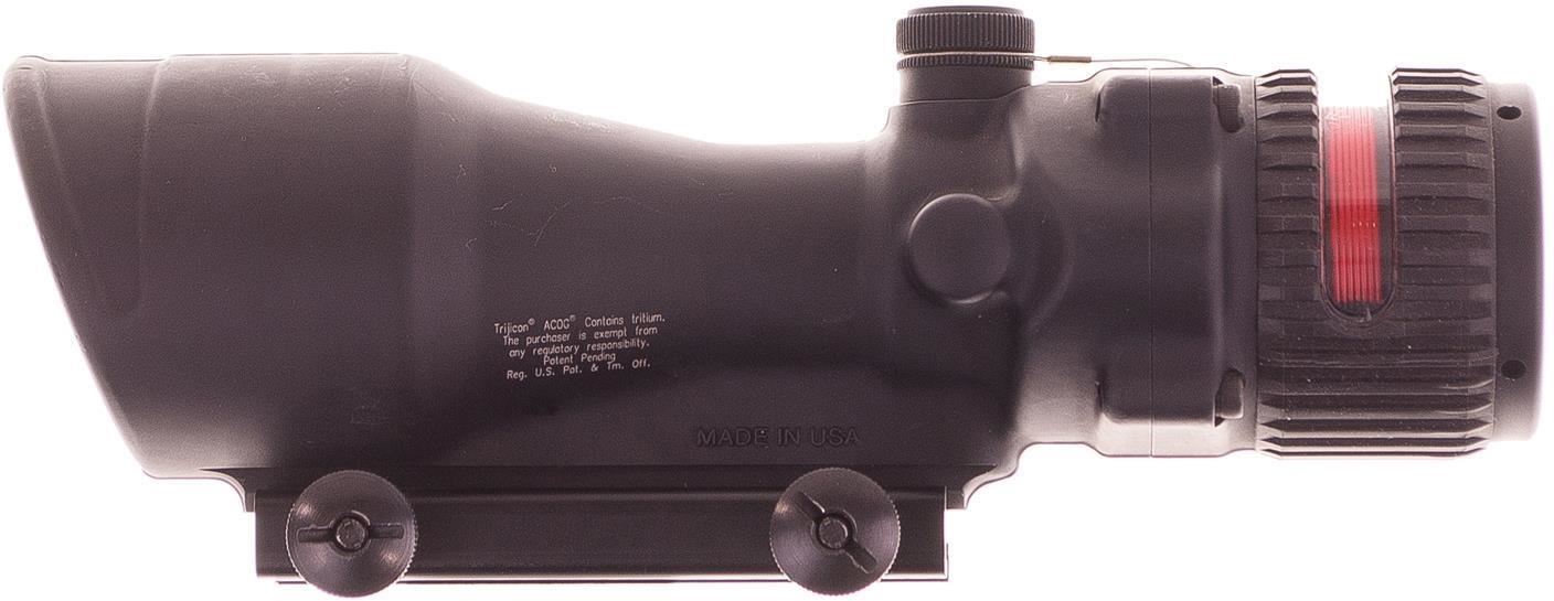 Used Trijicon ACOG TA648, 6x48 BAC Red Chevron 5.56 Reticle, Very Good ...