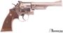 Picture of Used Smith & Wesson Model 29-2 Nickel Revolver, 44 Mag, 6'' Barrel,  Polished Nickel Finish, Wood Grips, Good Condition