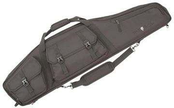 Picture of Allen Shooting Gun Cases - Velocity Rifle Case, 55", 3 Front Pockets, Adjustable Sling, Padded Interior, Black