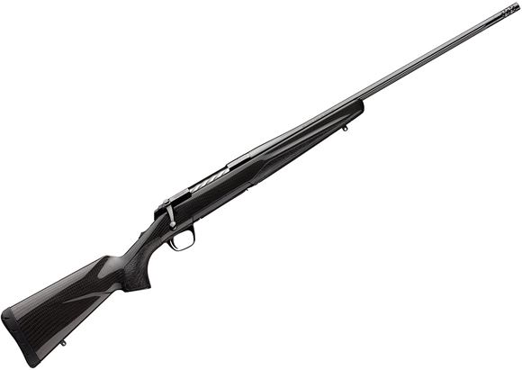 Picture of Browning X-Bolt Medallion Carbon Fiber Bolt Action Rifle - 308, 22" Fluted Gloss Blued With Muzzle Brake and Thread Protector, 2nd Generation Carbon Fiber Gloss Finished Stock, 4rds