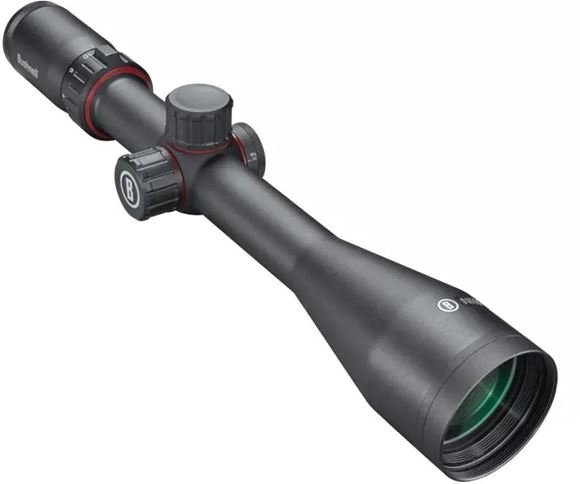 Picture of Bushnell Nitro Rifle Scope - 6-24x50mm, 30mm, Hunting Turrets, Side Focus, Deploy Mil Reticle, First Focal Plane, Matte Black
