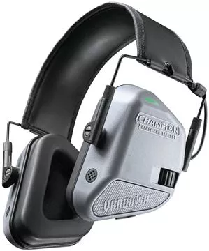 Picture of Champion Ears, Muffs - Vanquish Electronic Ear Muff, 22dB, Lightweight, Grey,  Easy Volume Control