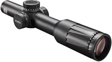 Picture of Eotech Rifle Optics - Vudu 1-6x24mm, FFP First Focal Plane, Illuminated SR-1 Reticle (MRAD), Includes Throw Lever, CR2032 Battery Included
