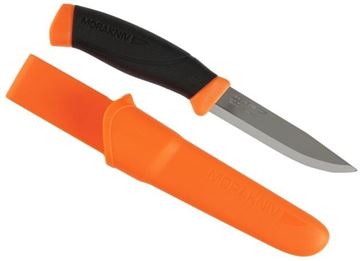 Picture of Morakniv Adventure, Outdoor Sports Knife - Companion, 4" Stainless Steel Blade, Rubber Handle, Orange