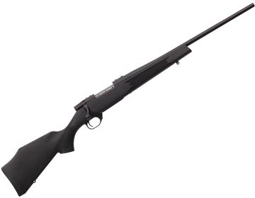 Picture of Weatherby Vanguard Synthetic Compact Bolt Action Rifle - 6.5 Creedmoor, 20", Cold Hammer Forged, Blued, Injection Molded Composite Stock w/ Removable Spacer, 5rds, Two-Stage Trigger