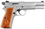 Picture of Tisas, Canuck HP Single Action Semi-Auto Pistol -  9mm, 2x10rds, Stainless Steel, Exclusive Canuck Pattern Walnut Grips