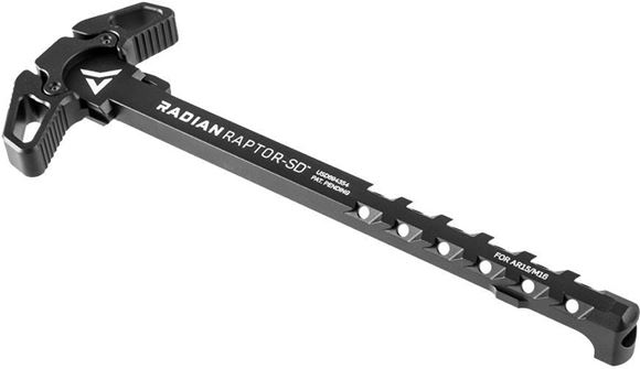 Picture of Radian Weapons AR15 Accessories - Raptor-SD Ambidextrous Charging Handle, For AR15/M16, Gas Venting Design, Tungsten Grey