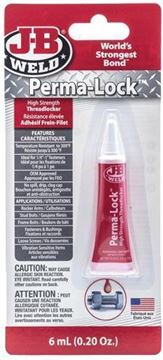 Picture of JB Weld Products - Perma-Lock Red High Strength Threadlocker, 6mL (.2 oz)