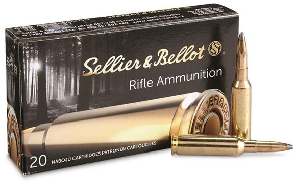 Picture of Sellier & Bellot Rifle Ammo - 6.5 Creedmoor, 131Gr, SP, 500rds Case