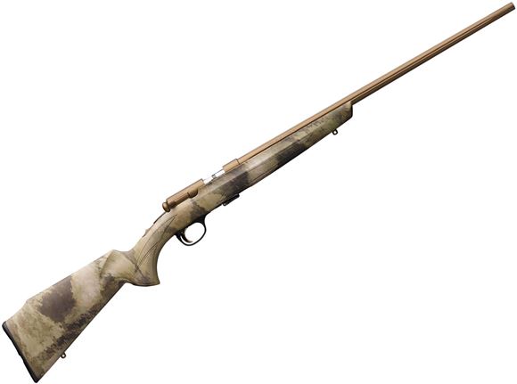 Picture of Browning T-Bolt Speed Rimfire Bolt Action Rifle - 22 LR, 22", Burnt Bronze Cerakote, A-TACS AU Camouflage Stock, 10rds