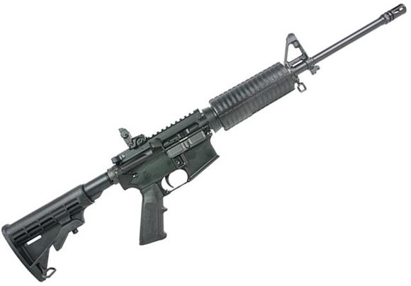Picture of DPMS Panther Arms LCAR Semi-Auto Rifle - 5.56mm NATO/223 Rem, 16" Lightweight FNC, 1:8", Black, 1x5/30rds, Standard Milspec Furniture, Top Rail w/ Flip Up Rear Sight
