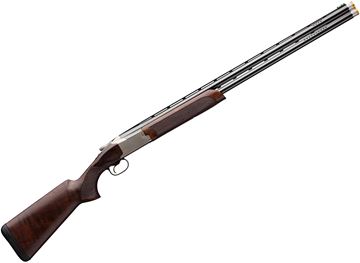 Picture of Browning Citori 725 Sporting Over/Under Shotgun - 12Ga, 3", 30", Vented Rib, Ported, Polished Blued, Gloss Oil Grade III/IV Black Walnut Stock, Laser Engraved Silver Nitride Steel Receiver, HiViz Pro-Comp Front & Ivory Mid Bead Sights, Invector DS Ext. (