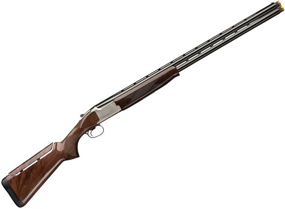 Picture of Browning Citori CXS White Adj Over/Under Shotgun - 12Ga, 3", 32", Lightweight Profile, Wide Vented Rib, High Polished Blued, Silver Nitride Receiver, Gloss Grade III/IV American Walnut Stock, Adjustable Comb, Ivory Bead Front & Mid-Bead Sights, Invector-