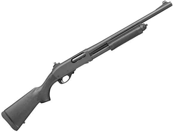 Picture of Remington 870 Police Pump Action Shotgun - 12Ga, 3", 18", Parkerized, Synthetic Stock & Fore-End, 4rds, Fixed IC Choke, Wilson Combat/XS Sights