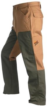 Picture of Browning Outdoor Clothing - Upland Pheasants Forever Pant w/ Embroidered Pheasants Forever Logo, Field Tan Color, 12 oz., Briar Resistant Overlay, Deep Front Pockets, Flap Rear Pockets, Size 38x30