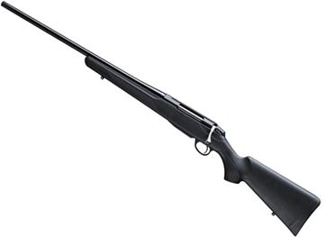 Picture of Tikka T3X Lite Bolt Action Rifle - 243 Win, Left Hand, 22.4", 1-11Twist, Blued, Black Modular Synthetic Stock, Standard Trigger, 3rds, No Sights