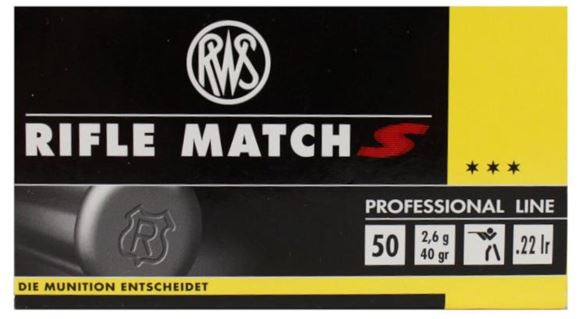 Picture of RWS Rottweil Professional Line Sports Rimfire Ammunition