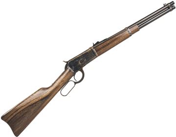 Picture of Chiappa 1892 Trapper Lever Action Carbine - 357 Mag, 16", Matte Blued, Color Cased Receiver, Walnut Stock, 8rds, Fiber Optic Front Sight
