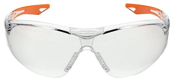 Picture of Champion Shooting Gear, Safety Glasses - Youth Ballistic Shooting Glasses, Orange Frame w/ Clear Lenses
