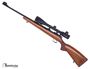 Picture of Used CZ 455 LUX Rimfire Bolt Action Rifle - 17 HMR, 20-1/2" Barrel w/Sights, Walnut Stock, Bushnell Banner 4-16 Scope, 1 Magazine, Very Good Condition