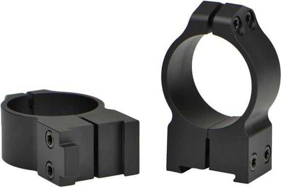 Picture of Warne Scope Mounts Rings, CZ - For CZ 550 (19mm Dovetail), 30mm, High (.535"), Matte