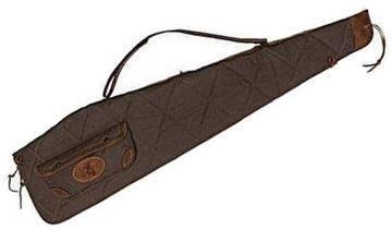 Picture of Browning Gun Cases, Flexible Gun Cases - Lona Rifle Case, 48", Flint/Brown, Heavy Duty Canvas, Leather Trim & Handle