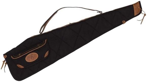 Picture of Browning Gun Cases, Flexible Gun Cases - Lona Rifle Case, 48", Black/Brown, Heavy Duty Canvas, Leather Trim & Handle