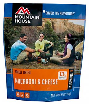 Picture of Mountain House Freeze Dried Food - Macaroni and Cheese