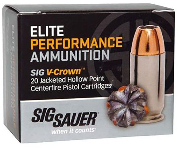 Picture of Sig Sauer Elite Performance Pistol Ammunition