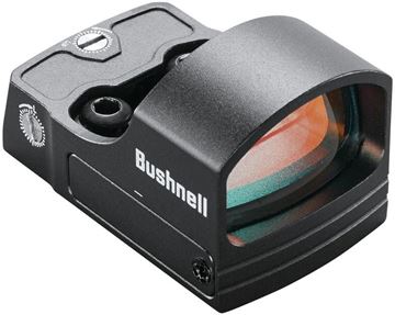 Picture of Bushnell Electro-Optics Red Dots -  RXS-100 Reflex Sight, Matte, 4 MOA Red Dot, 1 MOA Detent Windage/Elevation, Waterproof/Fogproof/Shockproof, 5000 hrs at Mid Setting, Deltapoint Footprint, Pistol/Rifle/Shotgun Compatible