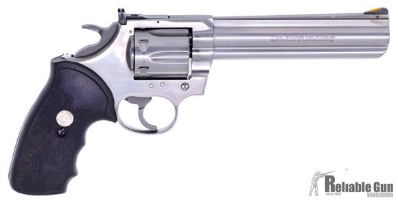 Picture of Used Colt King Cobra Double Action Revolver, 357 Mag, 6" Stainless, 6-Shot, Painted Front Sight, Good Condition
