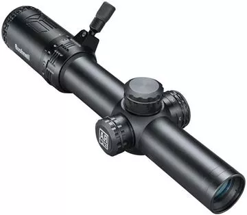 Picture of Bushnell AR Riflescopes - 1-8x24mm, Matte, Illuminated BTR-1 SFP, Etched Glass, 30mm, 6 Mil Per Rotation, Fully Multi-Coated, CR2032 Battery, Waterproofing, Capped Turrets,
