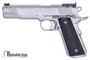 Picture of Used Kimber Stainless Target II 1911 Semi Auto Pistol, 45 ACP, 5", 8rd, Target Rear and Fiber Optic Front Sight, Excellent Condition