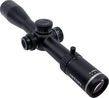 Picture of Riton Optics X5 Conquer Riflescope - 5-25x50mm, 34mm Tube, Illuminated Reticle, First Focal Plane, .1 MRAD Adjustments