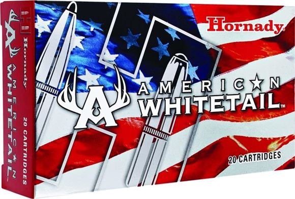 Picture of Hornady American Whitetail Rifle Ammo - 308 Win, 165Gr InterLock SP American Whitetail, 20rds Box