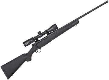 Picture of Mossberg Patriot Bolt Action Rifle - 300 Win Mag, 24" Threaded, Vortex Crossfire 3-9x40mm Scope, 3rnds