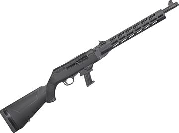 Picture of Ruger PC Carbine Semi Auto Rifle - 9mm Luger, 18.6" Barrel, Takedown, Free-Float Handguard, Adj Ghost Ring Rear Sight, Threaded Fluted, 10rds