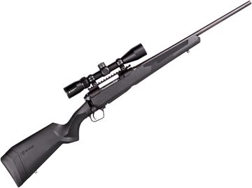 Picture of Savage Arms Model 110 Apex Hunter XP Bolt Action Rifle - 6.5 Creedmoor, 22", Matte Blued, Black Synthetic Stock, Adjustable LOP, 4rds, With Vortex Crossfire II 3-9x40mm Scope, AccuTrigger