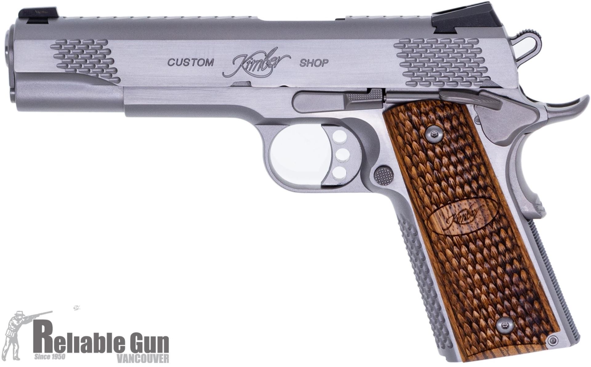 Reliable Gun Vancouver, 3227 Fraser Street, Vancouver BC, Canada. Used Kimber 1911 Stainless