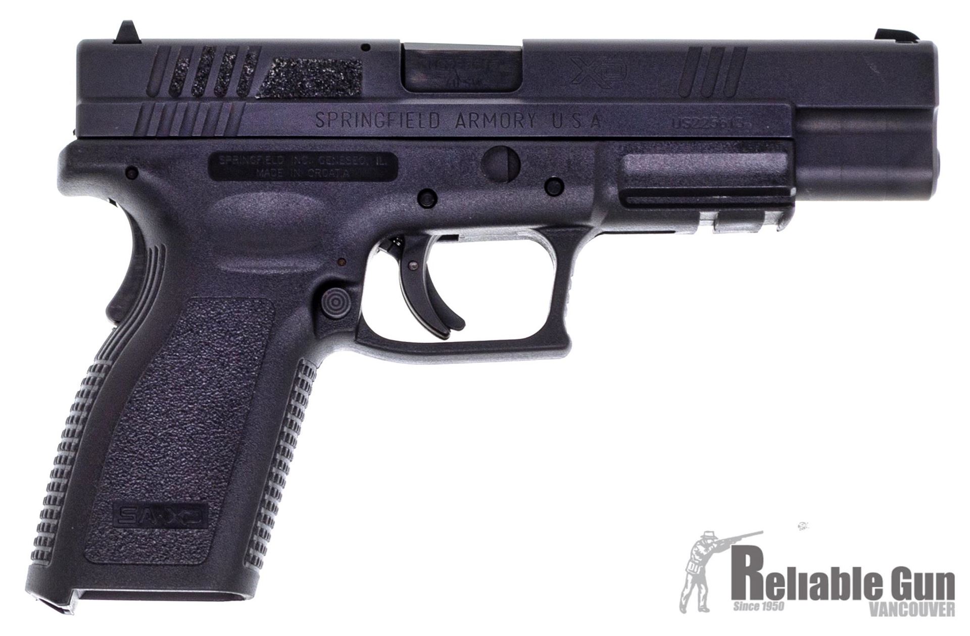 Used Springfield XD40 SemiAuto 40 S&W, 5" Barrel, With 2 Mags, Very