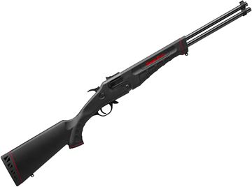 Picture of Savage Arms Speciality Series Model 42 Takedown Break-Open Combination Gun - 22 LR/410 Bore, 20", Matte Black, Carbon Steel, Matte Black Synthetic Stock, Adjustable Sight