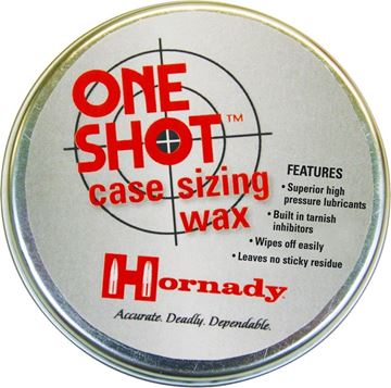 Picture of Hornady Lubes & Cleaners - One Shot Case Sizing Wax, 2.25 oz Can