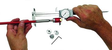Picture of Hornady Metallic Reloading, Lock-N-Load Tools  - Lock-N-Load .224-.308 Comparator Set, With 7 Bullet Inserts (*Guage not included)