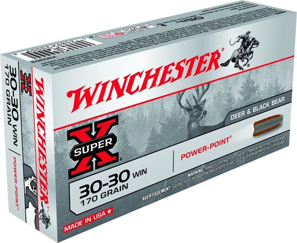 Picture of Winchester Power Point Rifle Ammo - 30-30 Win, 170Gr Power Point , 20rds Box