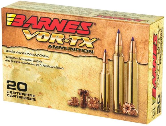 Picture of Barnes Vor-TX Rifle Ammo - 300 Weatherby, 180Gr, Tipped TSX BT, 20rds Box