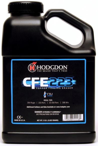 Picture of Hodgdon Smokeless Spherical Rifle Powder - CFE 223, 8lb