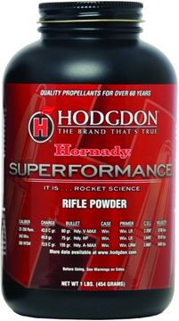 Picture of Hodgdon Smokeless Spherical Rifle Powder - Hornady Superformance, 1 lb